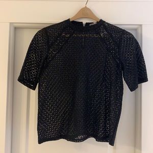 Black Lace Top new with tags.